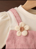 Baby Girls Pink Floral Bow Princess Dress