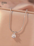 Women High Quality Cubic Zirconia Pendant Necklace