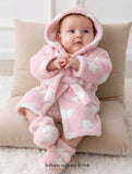 Newborn Bear Hooded Thermal Robe