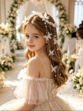 Butterfly Pearl Tassel Hair Comb