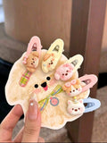 5 Piece Cute Animal Hair Clips