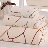 3-Piece Cartoon Bath Towel Set