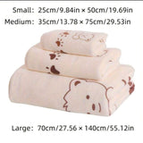 3-Piece Cartoon Bath Towel Set