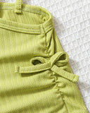 4pc Baby Girl Summer Outfit Set – Multiple Colours Tank Tops