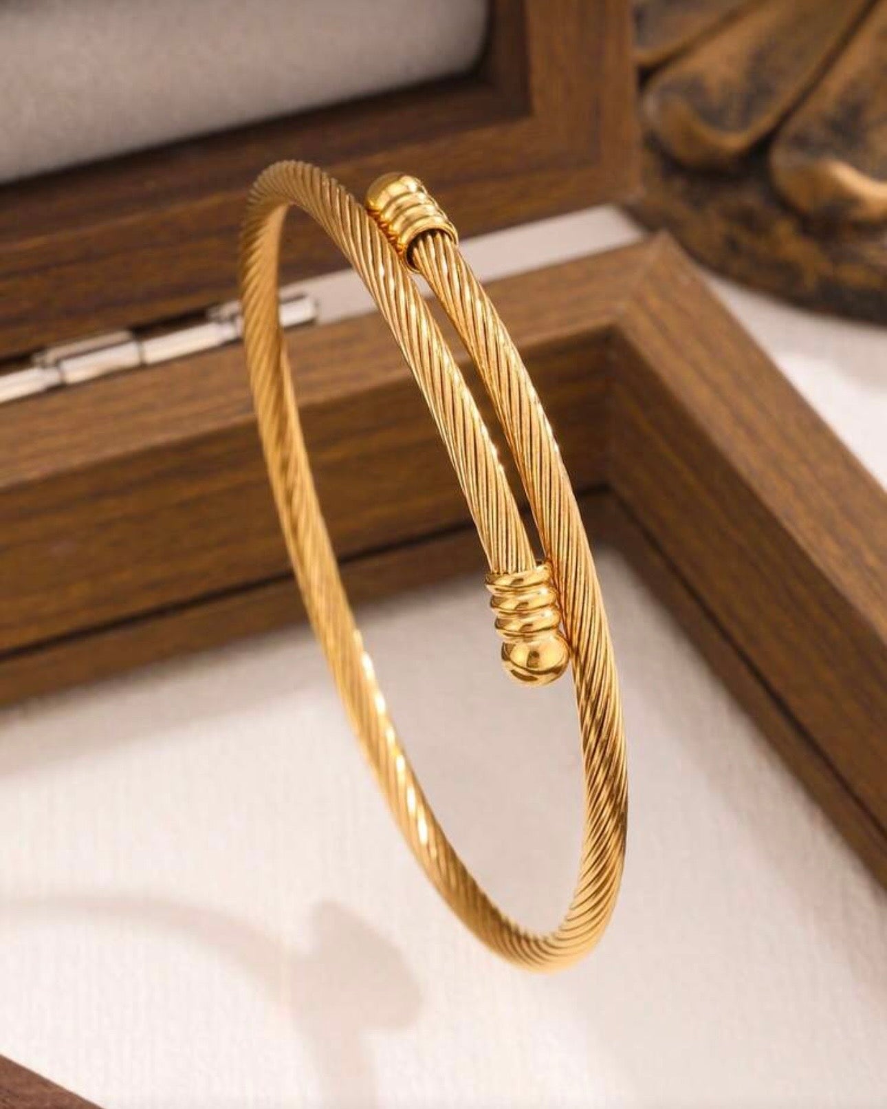 Set of 3 Premium Zirconia Bangle Bracelets
