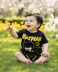 Baby Boy BATMAN T-Shirt & Shorts Summer Set