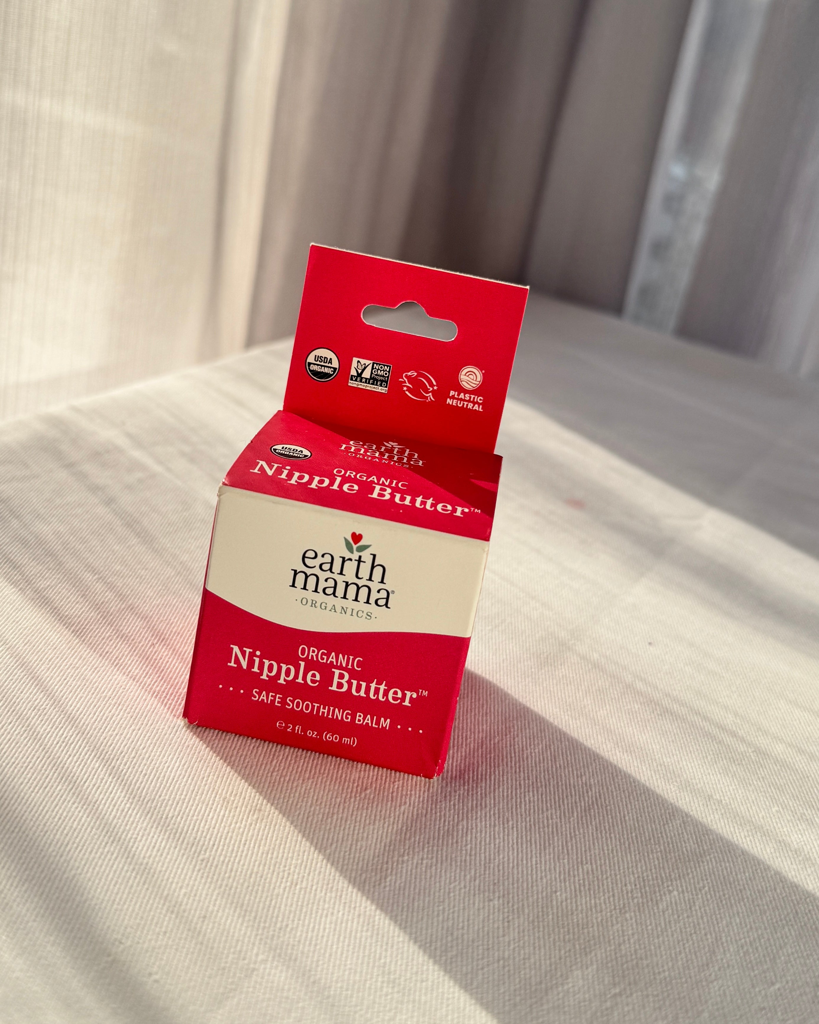 Earth Mama Organic Nipple Butter – Safe Soothing Balm for Breastfeeding Moms