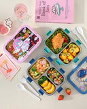 850ml Trio Compartment Stainless Steel Lunch Box