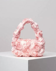 Pink Rose Pattern  Elegant Handbag