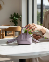 Mini Shell Purple Crossbody Handbag