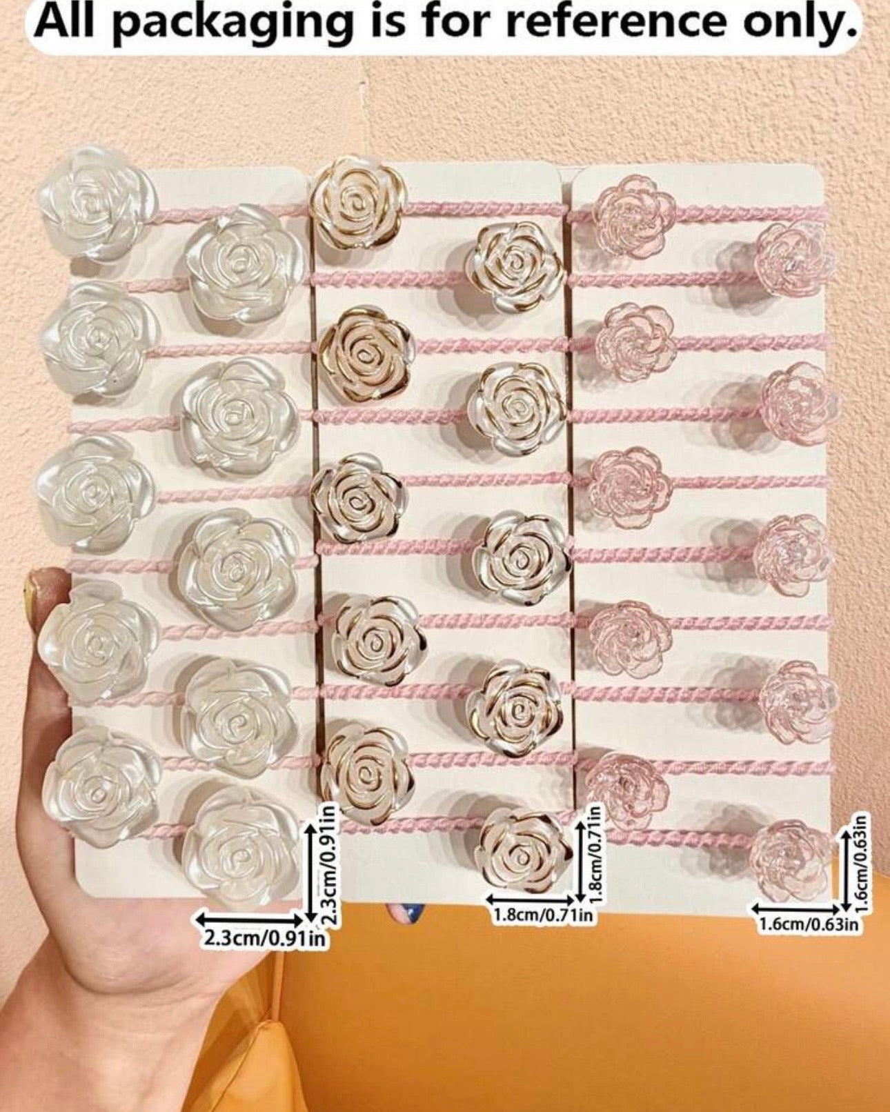 10/20/30 Pcs Floral Hair Ties