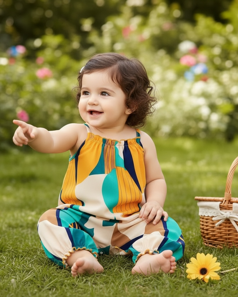 Baby Girl Casual Summer Jumpsuit