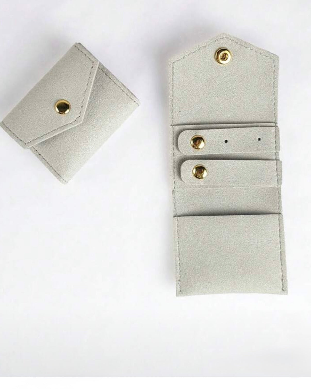 Mini Jewelry Pouch in Multiple Colours (Pink, Beige, Grey, purple, Brown, Light Grey, Rose Pink)