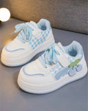 Girls’ Blue Cherry Casual Sneakers