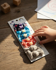 Colorful Bow Hair Clips Set (8pcs)