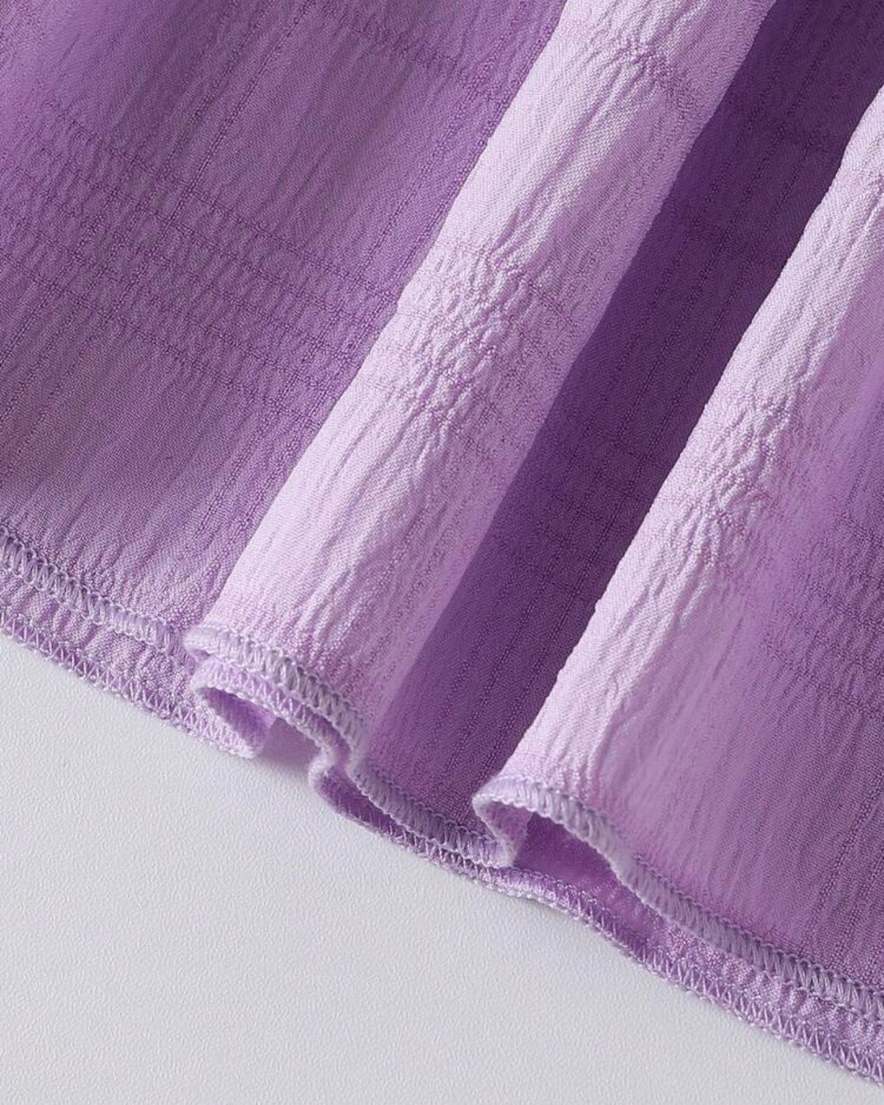 Toddler Girls Purple Skirt & White T-Shirt Set