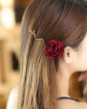 2pcs Girls Premium Rose Hairpins