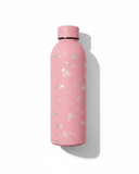 500ml Pink Rose Floral Insulated Stainless Steel Water Bottle