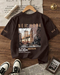 Boys Brown NYC T-shirt