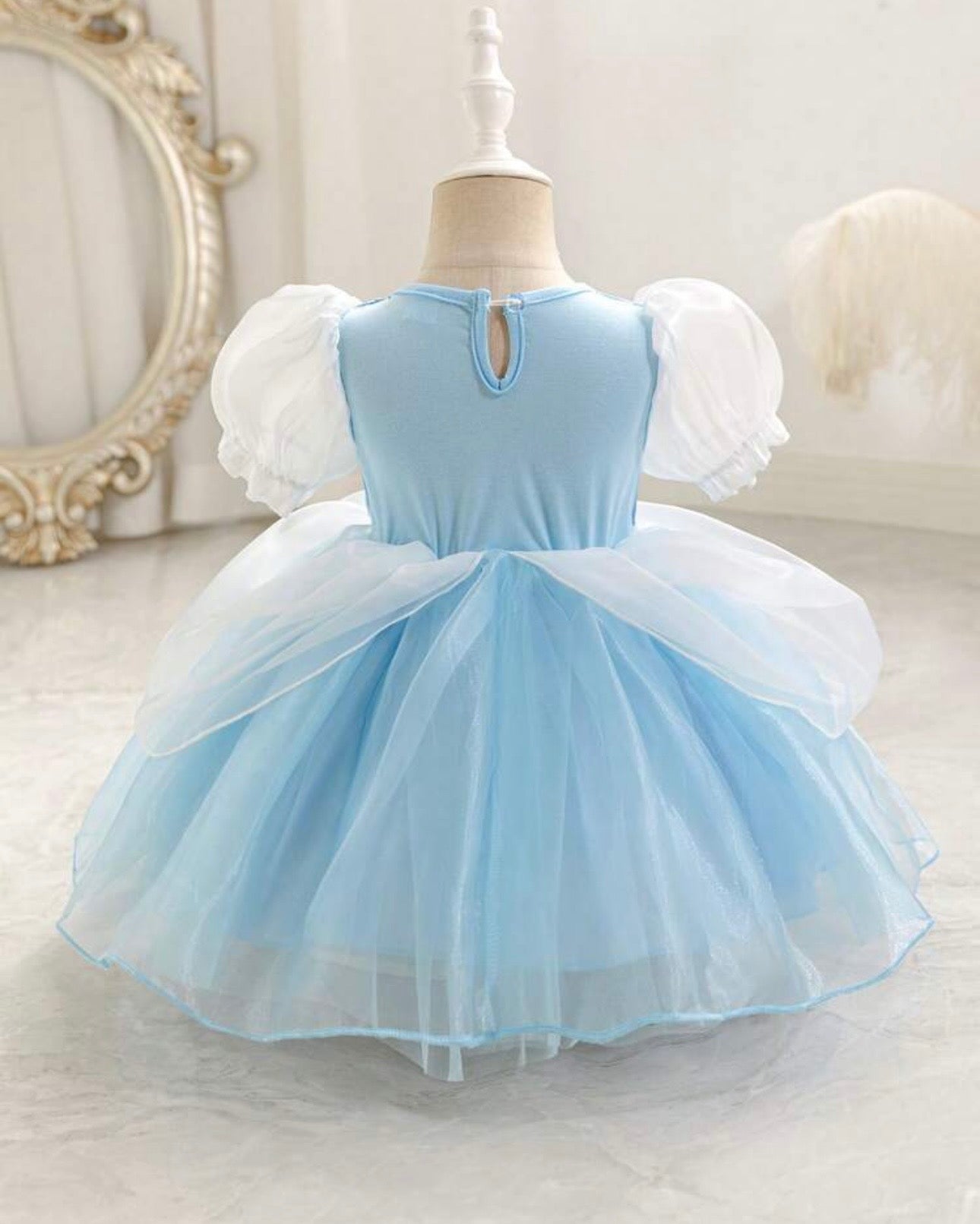 Baby Girls Blue Cinderella Dress