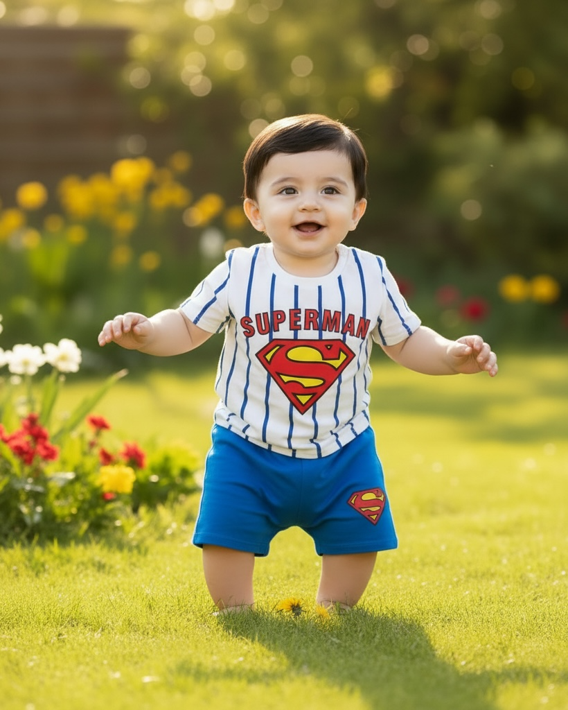 Baby Boys SUPERMAN Outfit