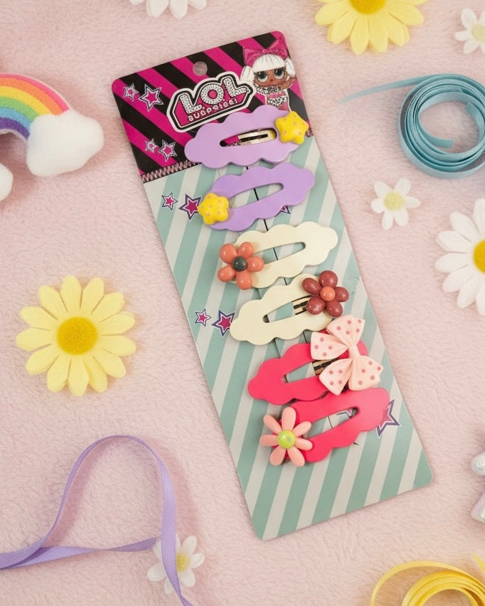 Stylish Candy Pops Pins for Kids (6 pcs)