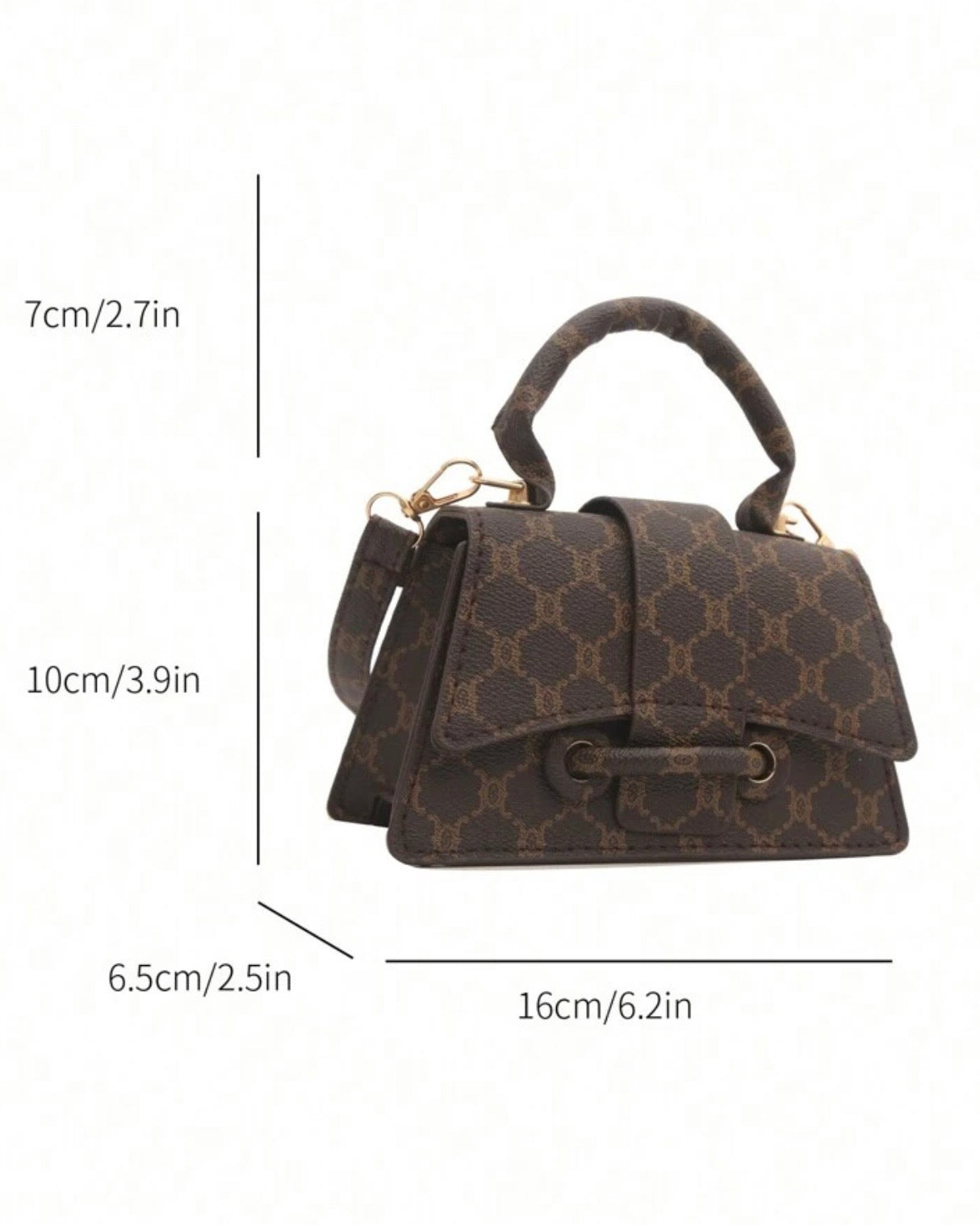 Women’s Blackish Brown Textured Lipstick Case Mini Jacquemus Bag