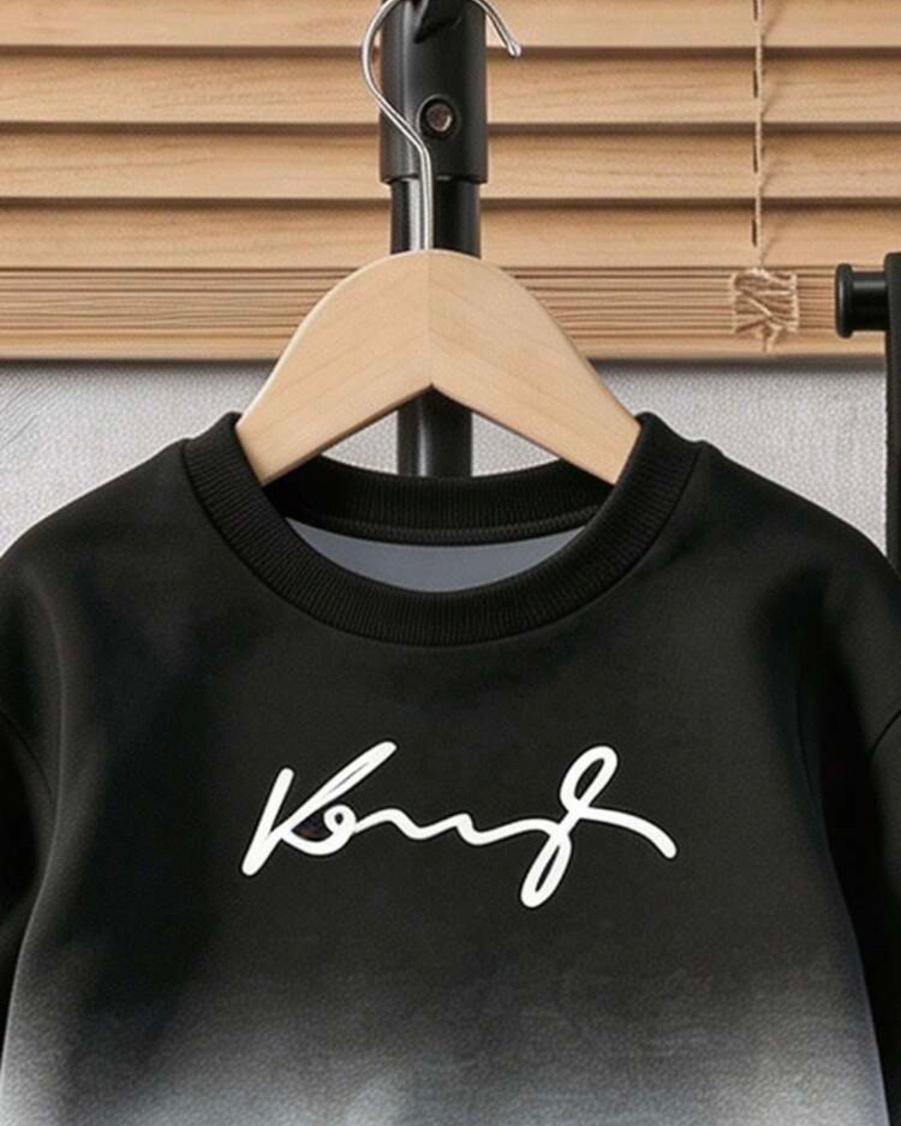 Boys Gradient Crew Neck Long Sleeve Sweatshirt & Sweatpants