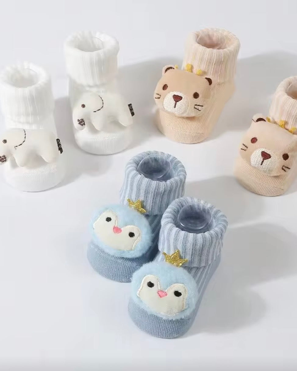 3 pair Newborn Baby Boys Socks