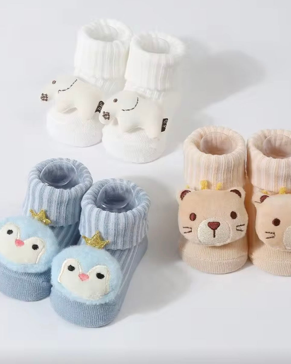 3 pair Newborn Baby Boys Socks