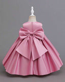 Pink Rose Bow Princess Dress