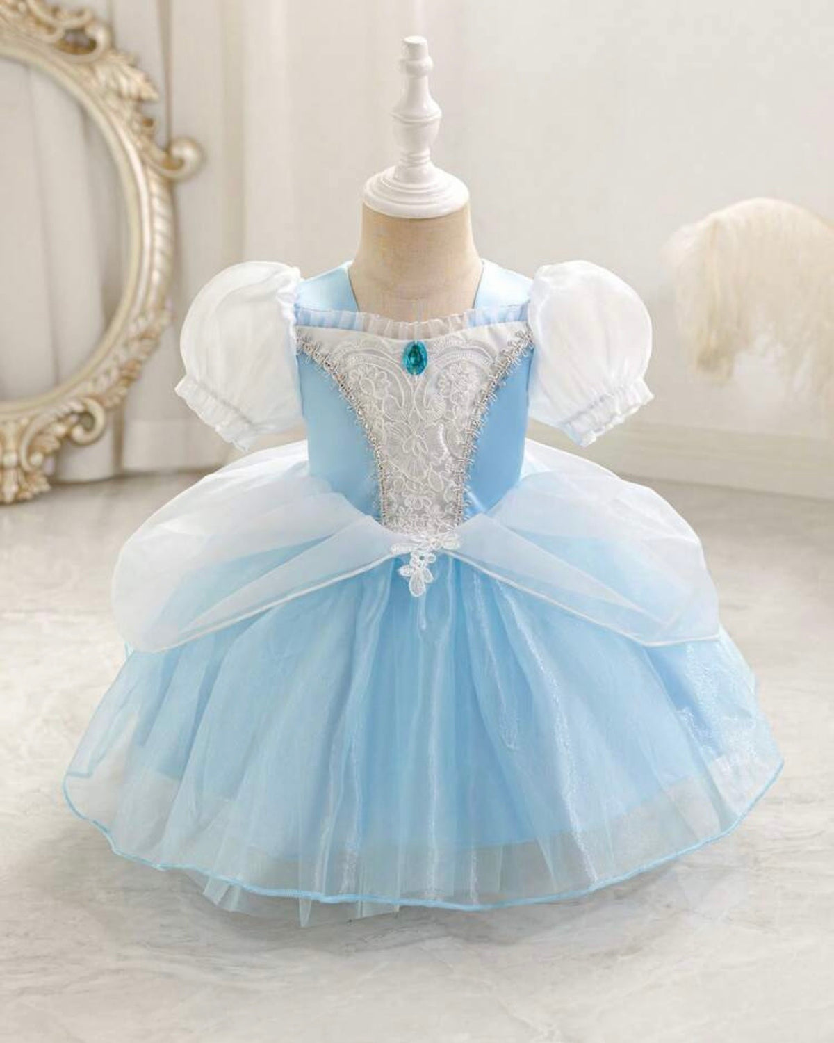 Baby Girls Blue Cinderella Dress
