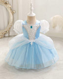 Baby Girls Blue Cinderella Dress