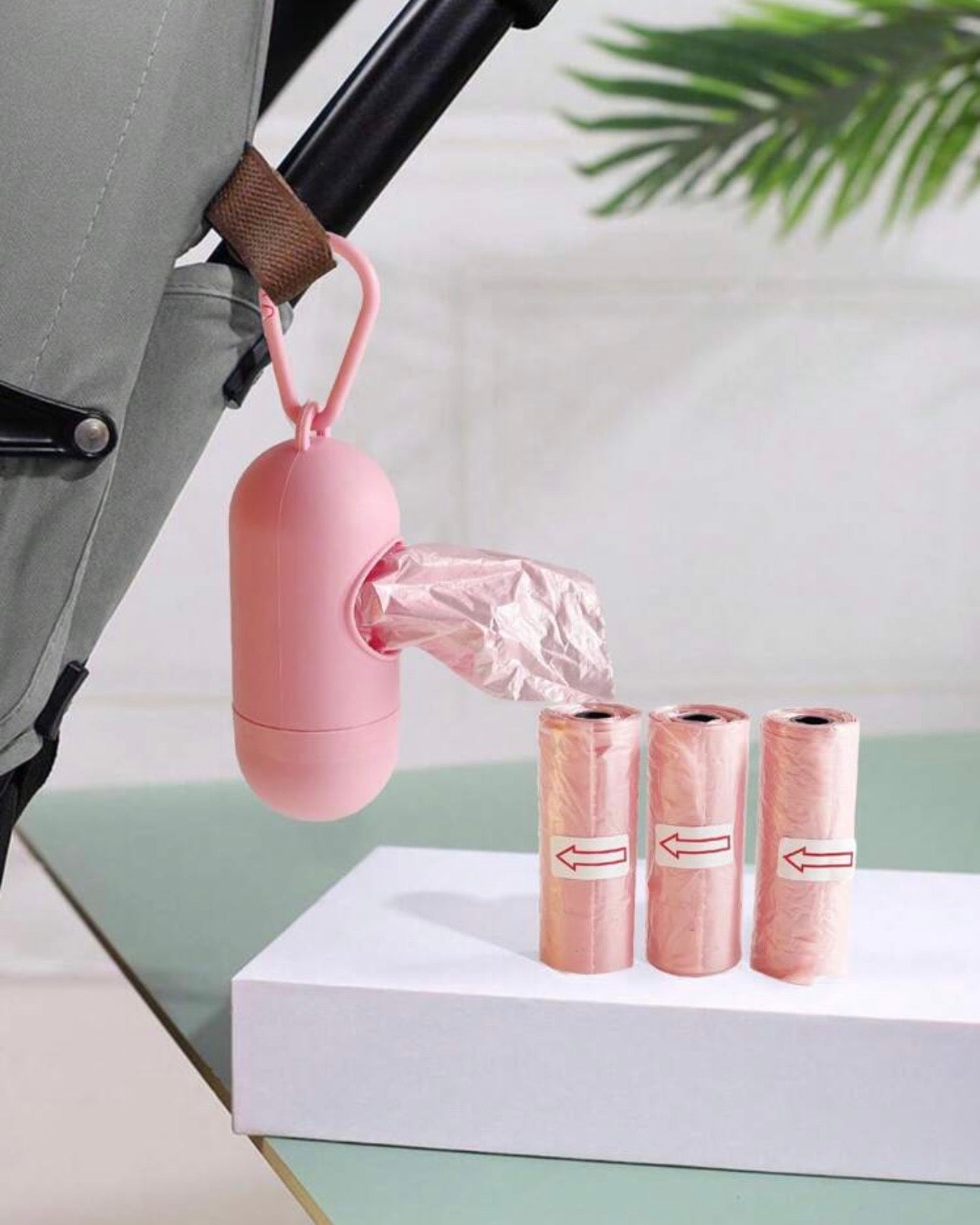 Portable Diaper Bag Dispenser and Diaper Bag Rolls
