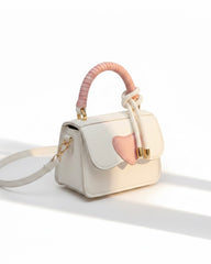 Girls’ Heart-Shaped Mini Crossbody Bag
