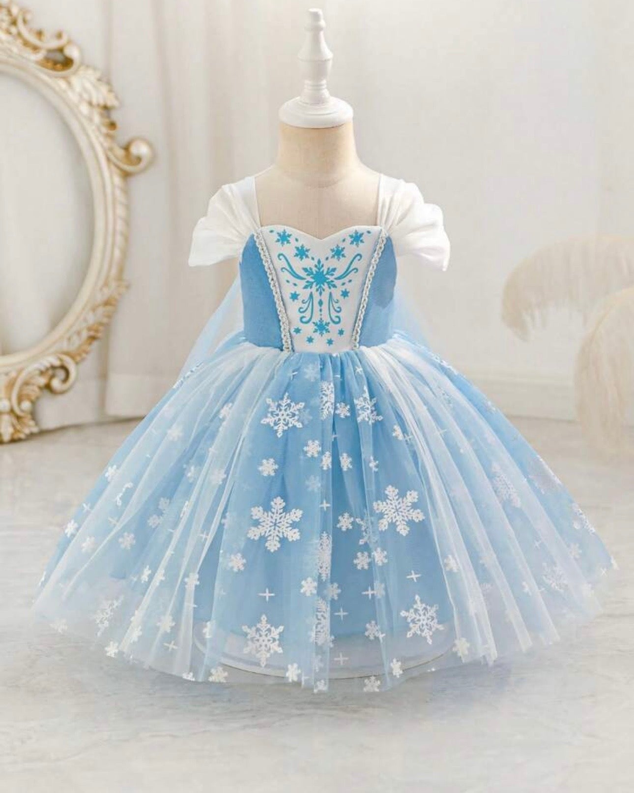 Girls Frozen Elsa Dress