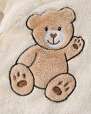 Cute Bear Pattern Long Sleeve Hooded Jumpsuit