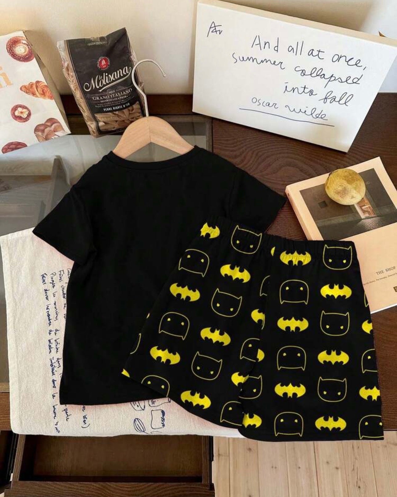 Baby Boy BATMAN T-Shirt & Shorts Summer Set