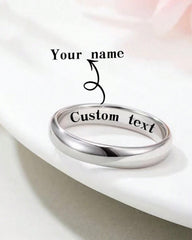 Custom Name Stainless Steel Ring