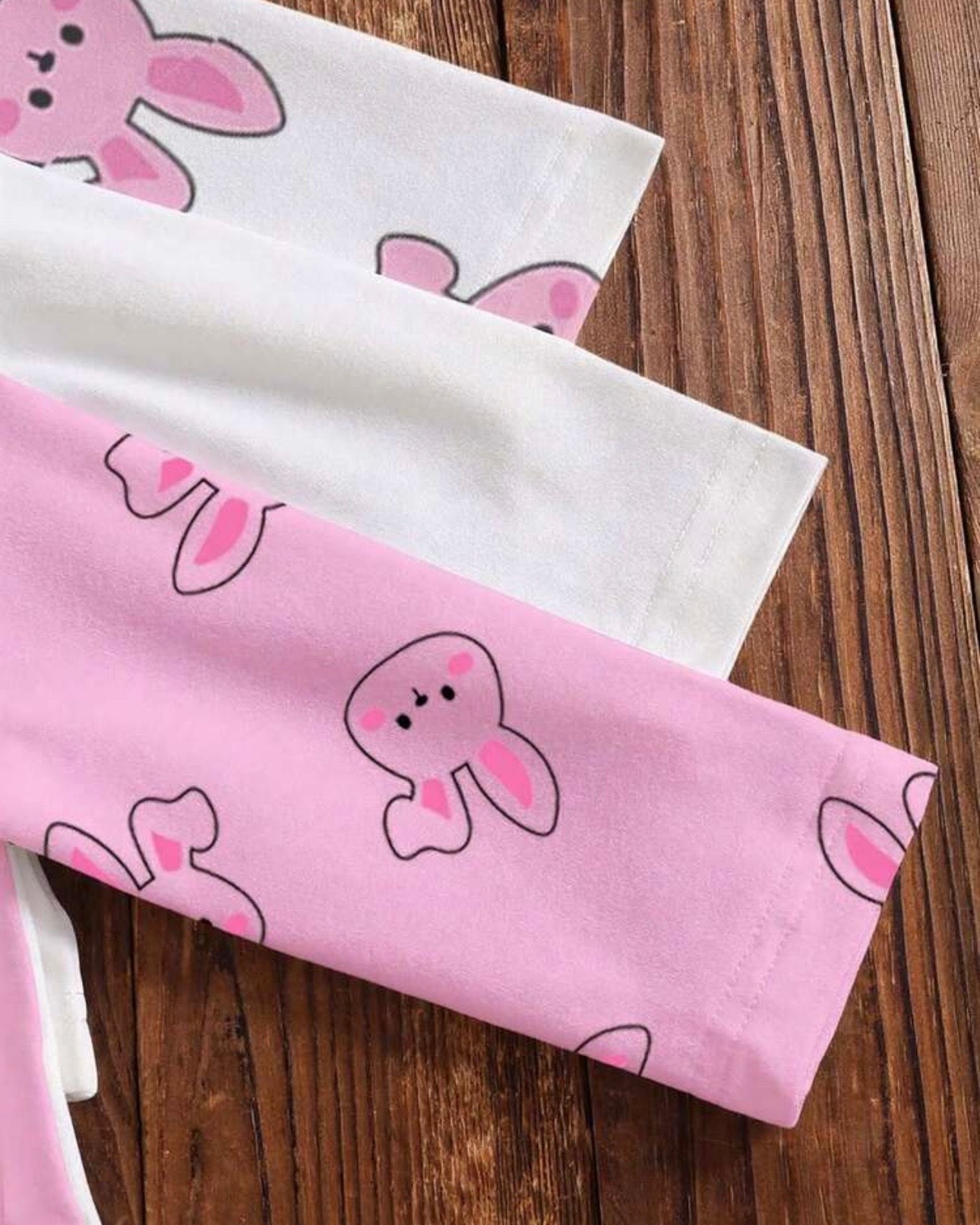 Pack of 3 Baby Girl Unisex Rabbit Graphic Full Sleeves Shirts