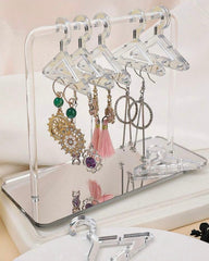 Transparent Acrylic Jhumka Wardrobe / Earrings Display Holder