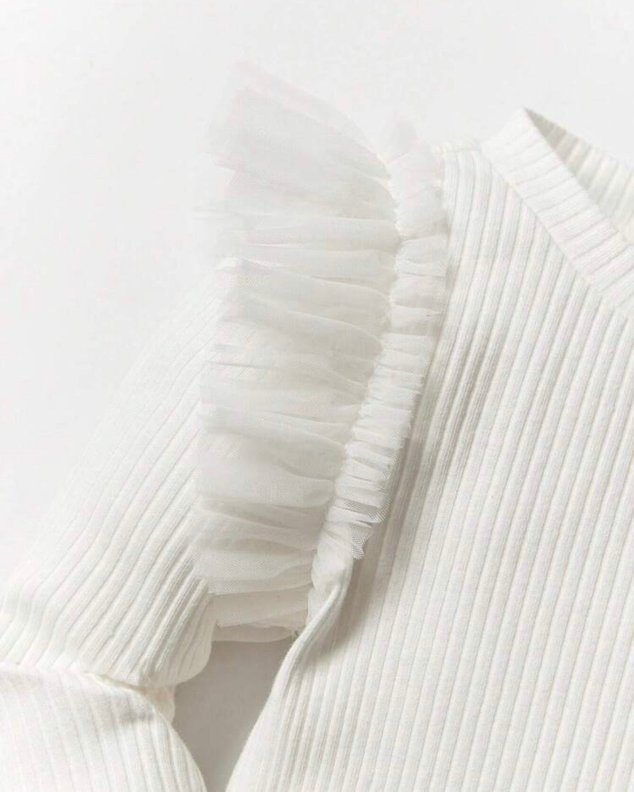 Baby Girl White Casual Shirt