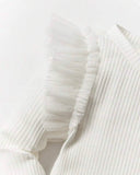 Baby Girl White Casual Shirt