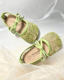 Green Lace Princess Shoes