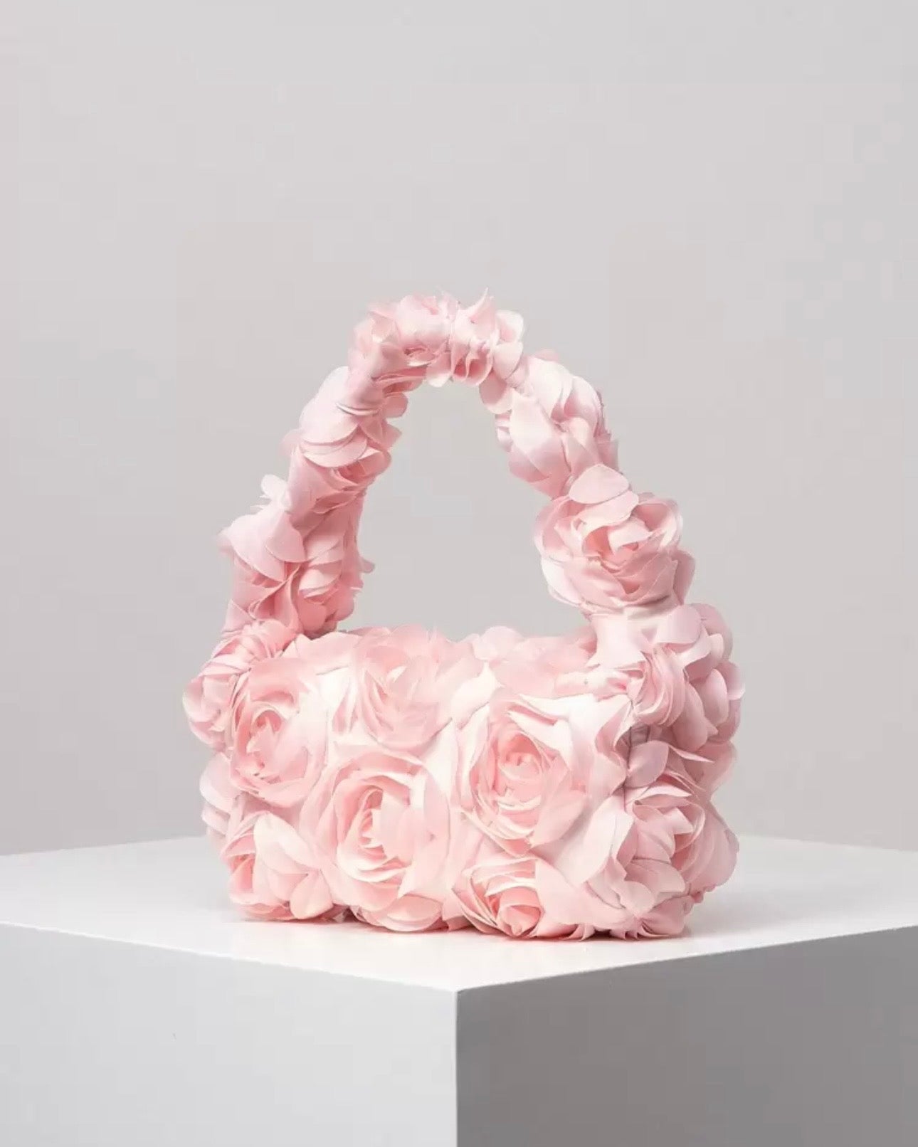 Pink Rose Pattern  Elegant Handbag