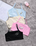 4-Piece Tween Girls’ Pastel Colors Wirefree Bra Set