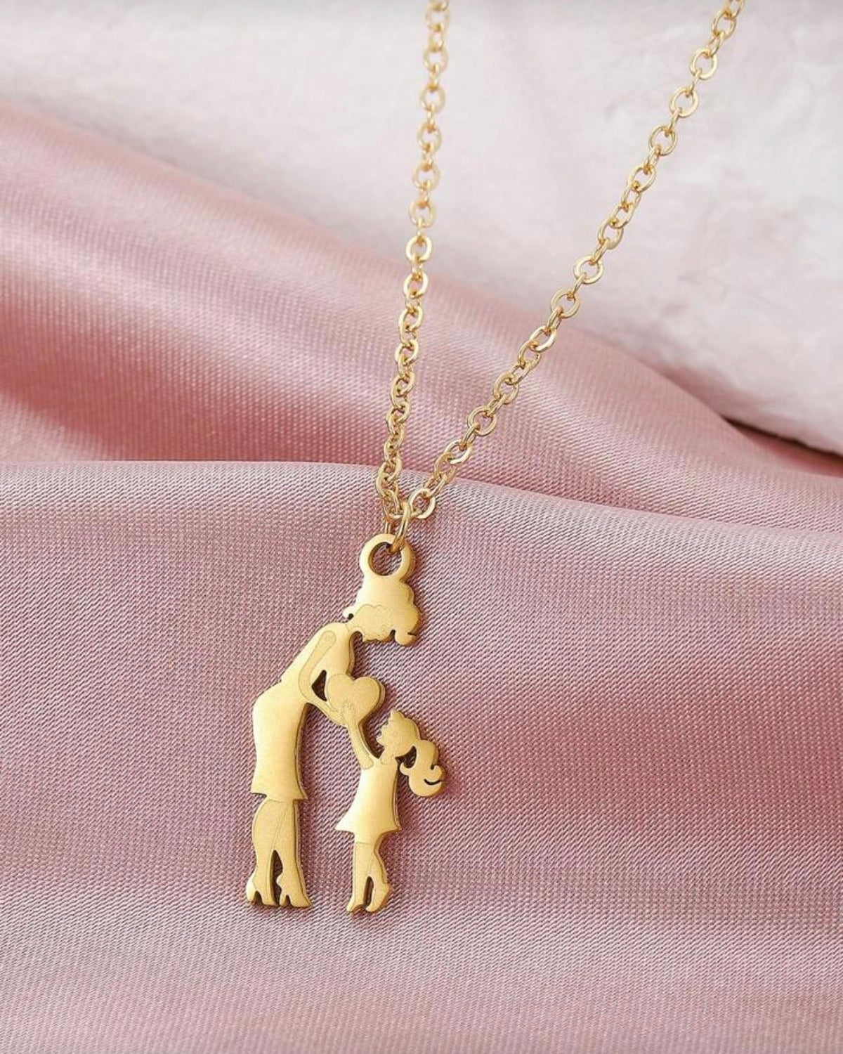 Mother–Daughter Premium Love Pendant Necklace – Meaningful Gift for Mom (Mother’s Day)
