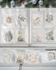 3-Grid 84-Card Portable Jewelry Storage Book with 20 Sealing Bags