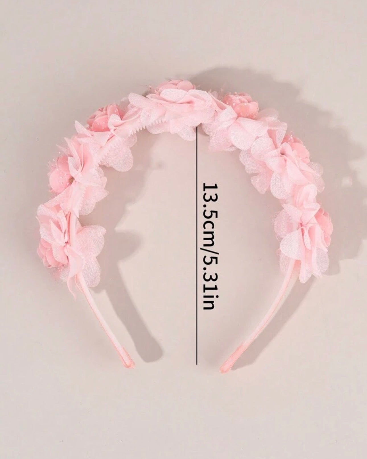1pc Solid Color Floral Children Headbands