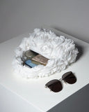 White Rose Pattern  Elegant Handbag